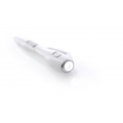 Bolígrafo con linterna blanco