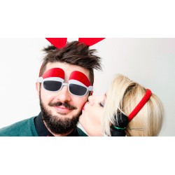 Gafas de sol navideñas