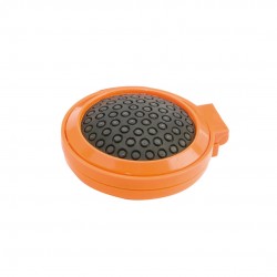 Espejo con cepillo blanco