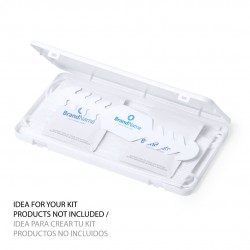 Porta mascarillas en color blanco y muy resistente