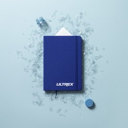 Bloc notas de colores con tapa dura y elástico de sujeción