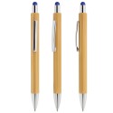 Boligrafo bambu con touch borneo