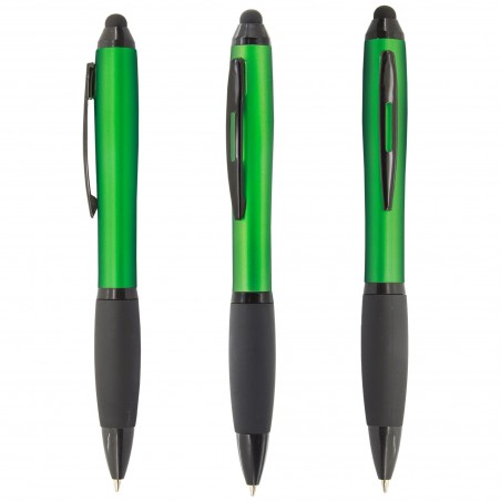 Bolígrafos metalizados verde