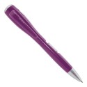 Bolígrafo morado original con linterna