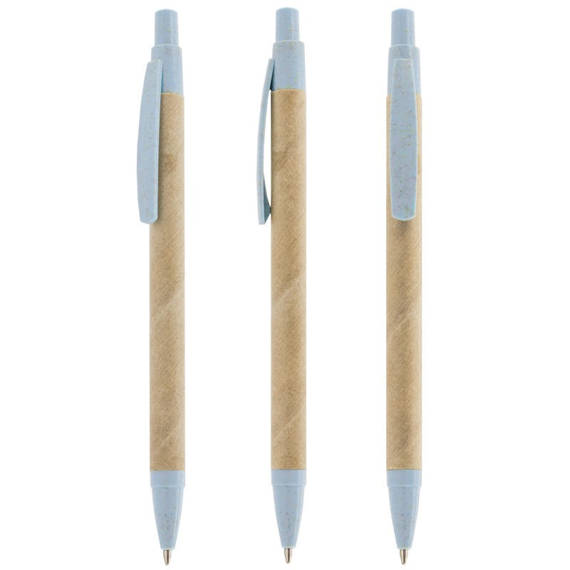 Boligrafo fibra de trigo ecobio