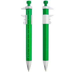 Boligrafo escalimetro metalizado