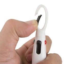 Boligrafo 4 colores con mosqueton