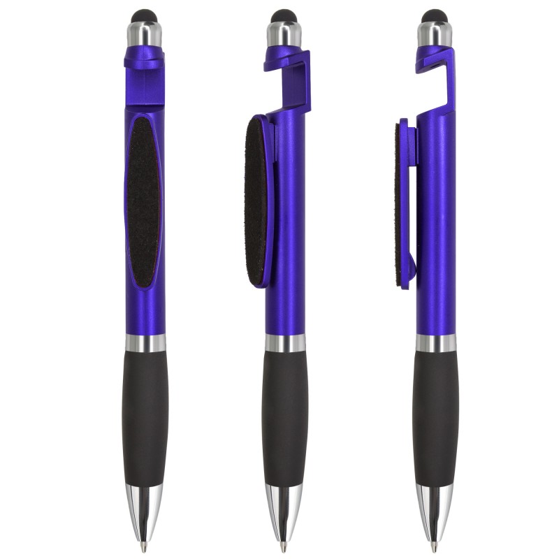 Bolígrafo táctil con soporte para móvil