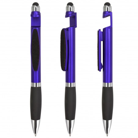 Bolígrafo táctil con soporte para móvil