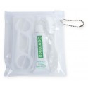 Set dental con bolsa blanca