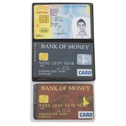 Porta tarjetas triple ne