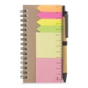 Libreta con notas adhesivas