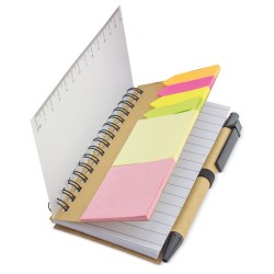 Libreta con notas adhesivas