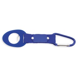 Llavero mosquetón portabotellas