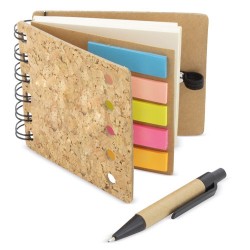 Libreta marcador corcho