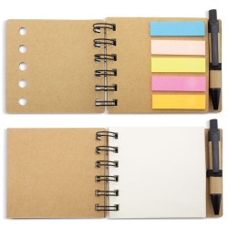 Libreta marcador corcho