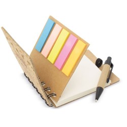 Libreta marcador corcho