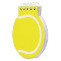 Libreta deportiva tenis