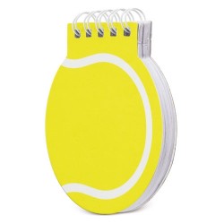 Libreta deportiva tenis