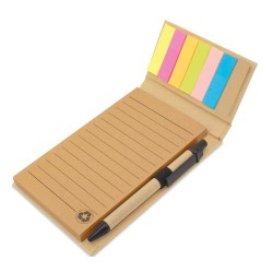 Libreta marcador con boligrafo de sobremesa ecolife