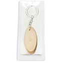 Llavero tronco madera