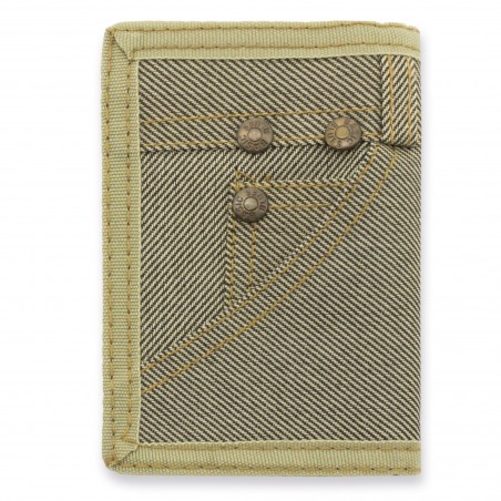Cartera jeans marron
