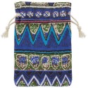 Bolsa de algodon etnica