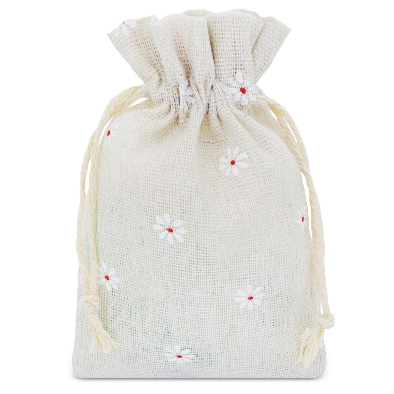 Bolsa de algodon flores