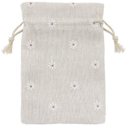 Bolsa de algodon flores