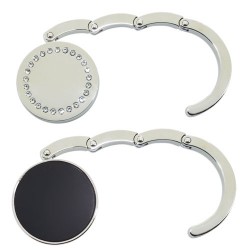 Cuelgabolsos redondo brillante