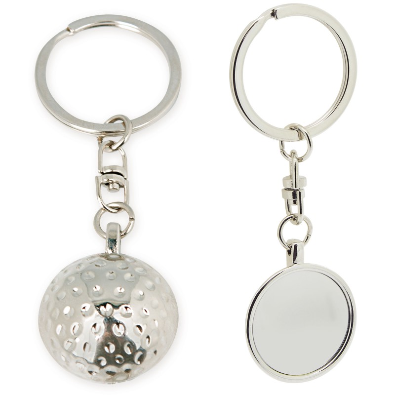 Llavero metalico golf