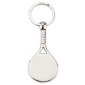 Llavero raqueta metalico