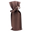 Bolsa para vino marron