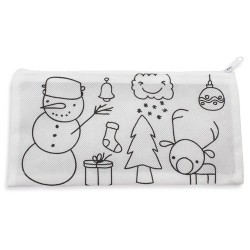 Estuche para colorear de navidad