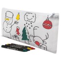 Estuche para colorear de navidad