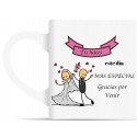 Tazas con frases para bodas