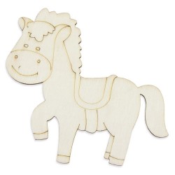 Set piezas madera happy(4 pcs)