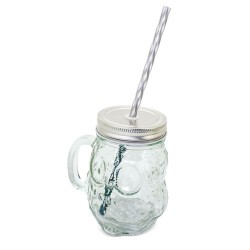 Jarra de cristal buho