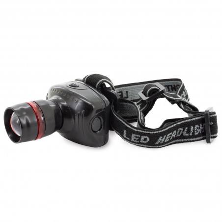 Linterna frontal zoom 4 funciones