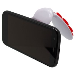 Sujeta movil ventosa negra