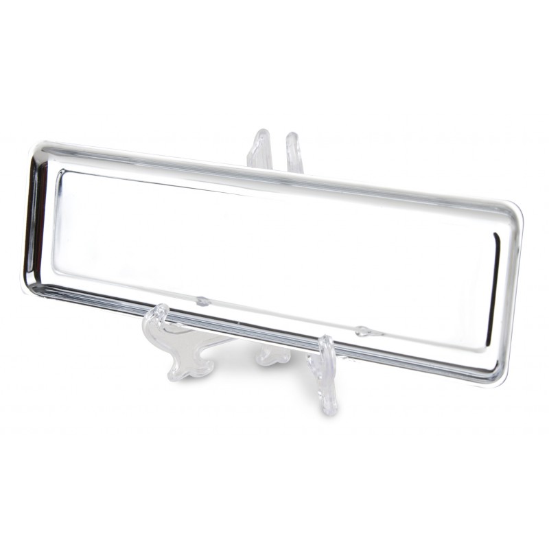 Bandeja cromada alargada