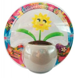 Maceta eco solar girasol