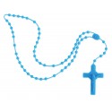 Rosario silicona azul