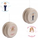 Yoyo de madera para comunión