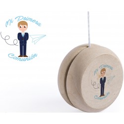 Yoyo de madera para comunión