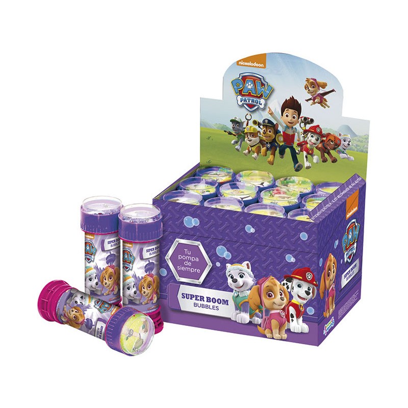 Pompero de jabón patrulla canina