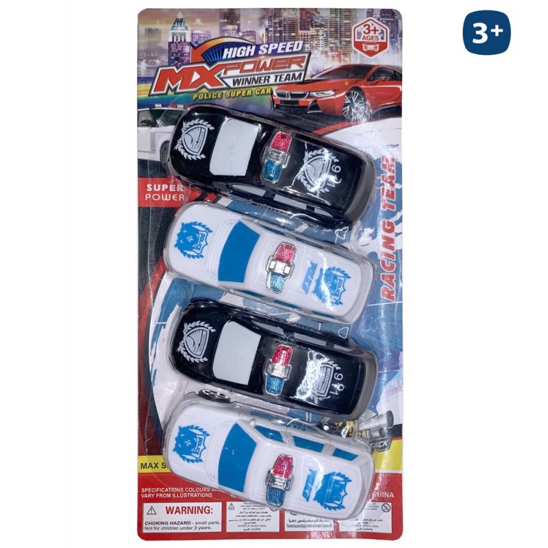 S 4 coche policía fricción 11 50 cm