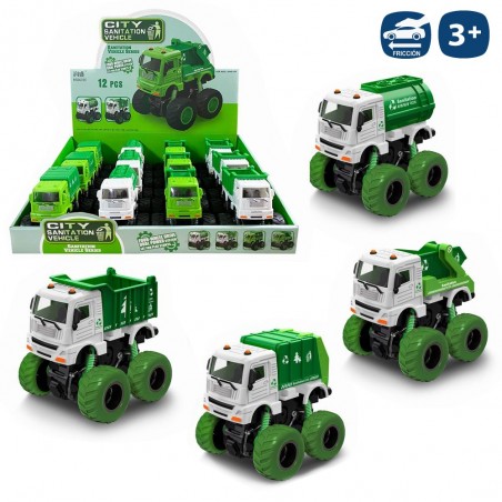 Camión reciclaje megafricción 4 m 9 50 x 8 40 x 9 20 cm