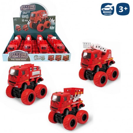 Camión bomberos megafricción 3 m 9 50 x 8 40 x 10 cm