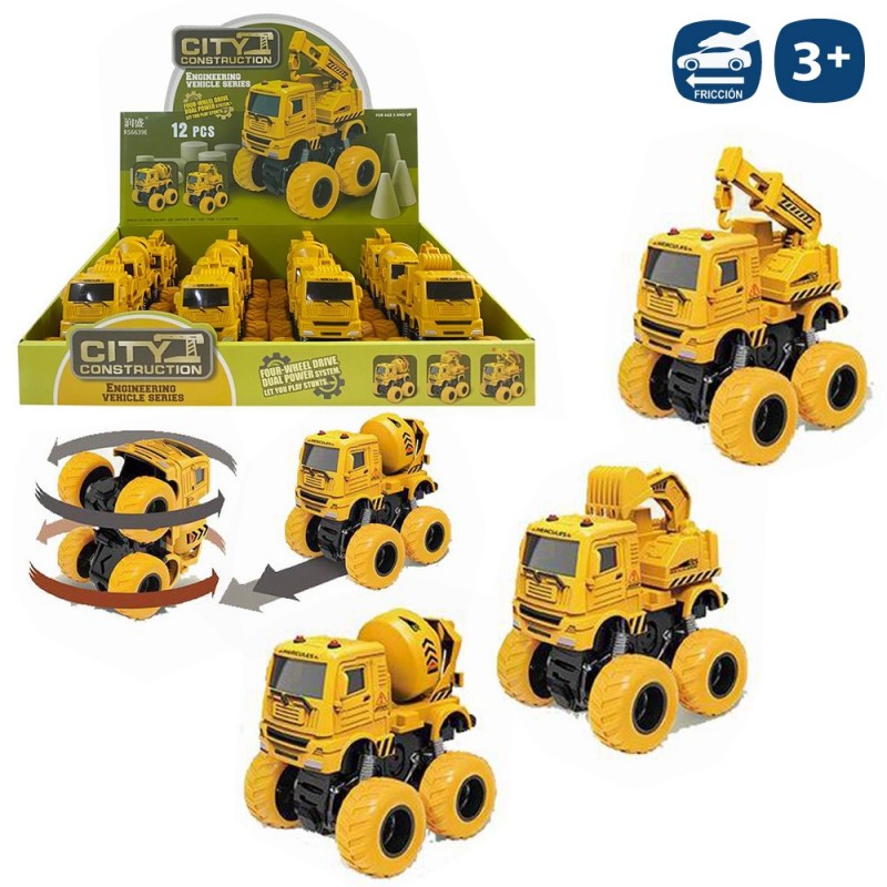 Camión obras públicas megafricción 4 m 9 50 x 8 40 x 10 cm